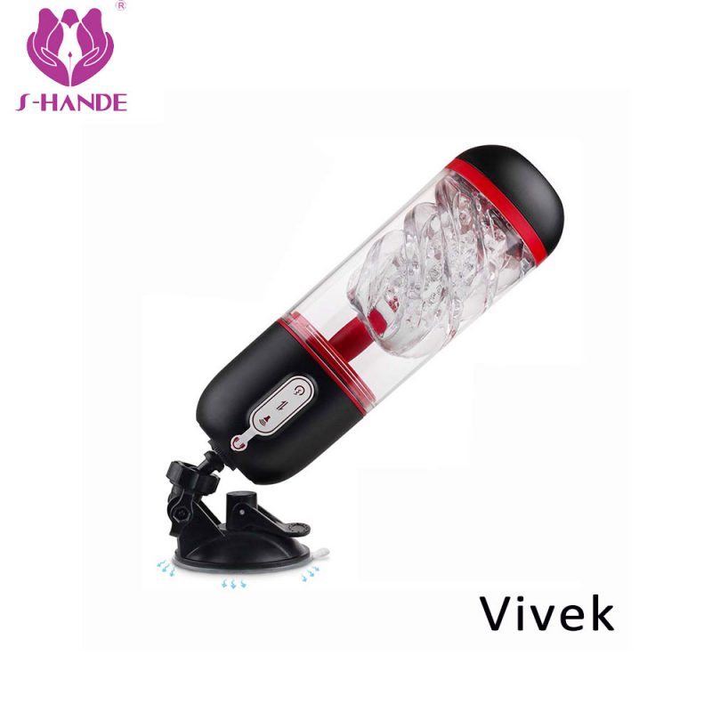 Men masturbating vibrating masturbator SHD-S205
